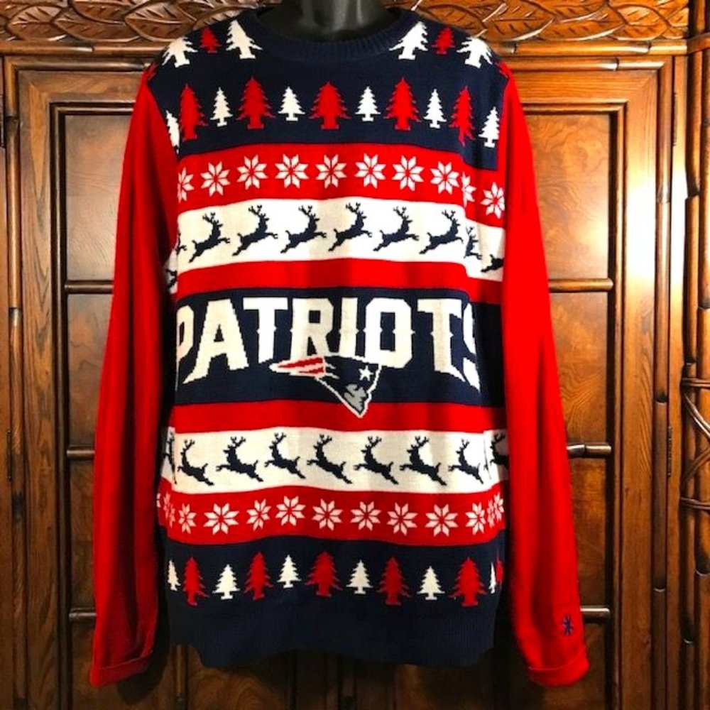 New England Patriots Christmas Sweater